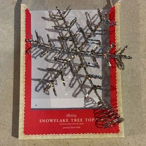 Pottery Barn Kids Snowflake Christmas Tree Topper